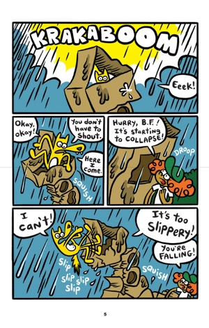 bộ banana fox #2: banana fox and the book-eating robot: a graphix chapters book - Ảnh 9