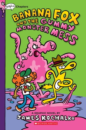 bộ banana fox #3: banana fox and the gummy monster mess: a graphix chapters book - Ảnh 2
