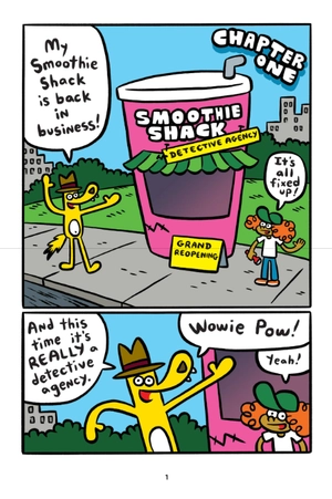 bộ banana fox #3: banana fox and the gummy monster mess: a graphix chapters book - Ảnh 5