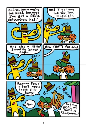 bộ banana fox #3: banana fox and the gummy monster mess: a graphix chapters book - Ảnh 6