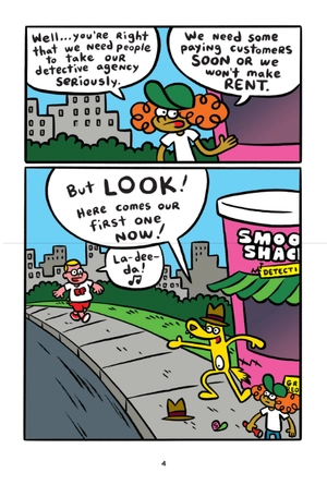 bộ banana fox #3: banana fox and the gummy monster mess: a graphix chapters book - Ảnh 8