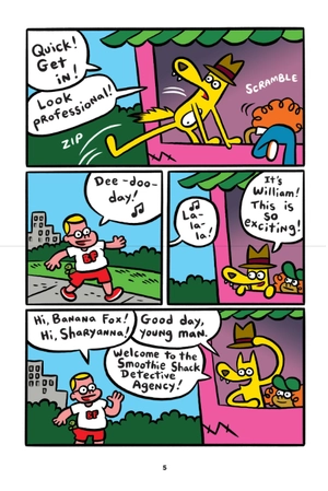 bộ banana fox #3: banana fox and the gummy monster mess: a graphix chapters book - Ảnh 9