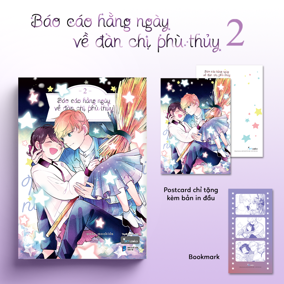Bộ Báo Cáo Hằng Ngày Về Đàn Chị Phù Thủy - Tập 2 - Tặng Kèm Bookmark Bồi Cứng + Postcard Ánh Sao 2 Mặt - Ảnh 2