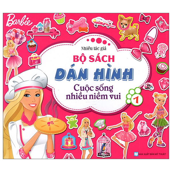 Bộ Barbie Bộ Sách Dán Hình - Cuộc Sống Nhiều Niềm Vui - Tập 1