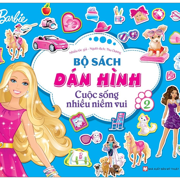 Bộ Barbie Bộ Sách Dán Hình - Cuộc Sống Nhiều Niềm Vui - Tập 1 - Ảnh 2