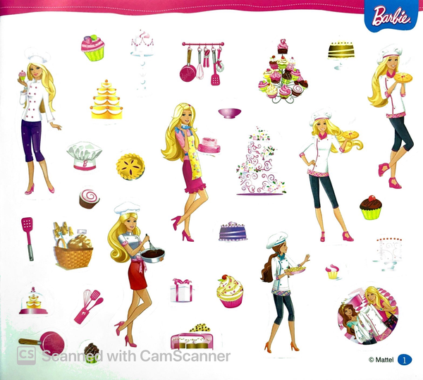 Bộ Barbie Bộ Sách Dán Hình - Cuộc Sống Nhiều Niềm Vui - Tập 1 - Ảnh 3