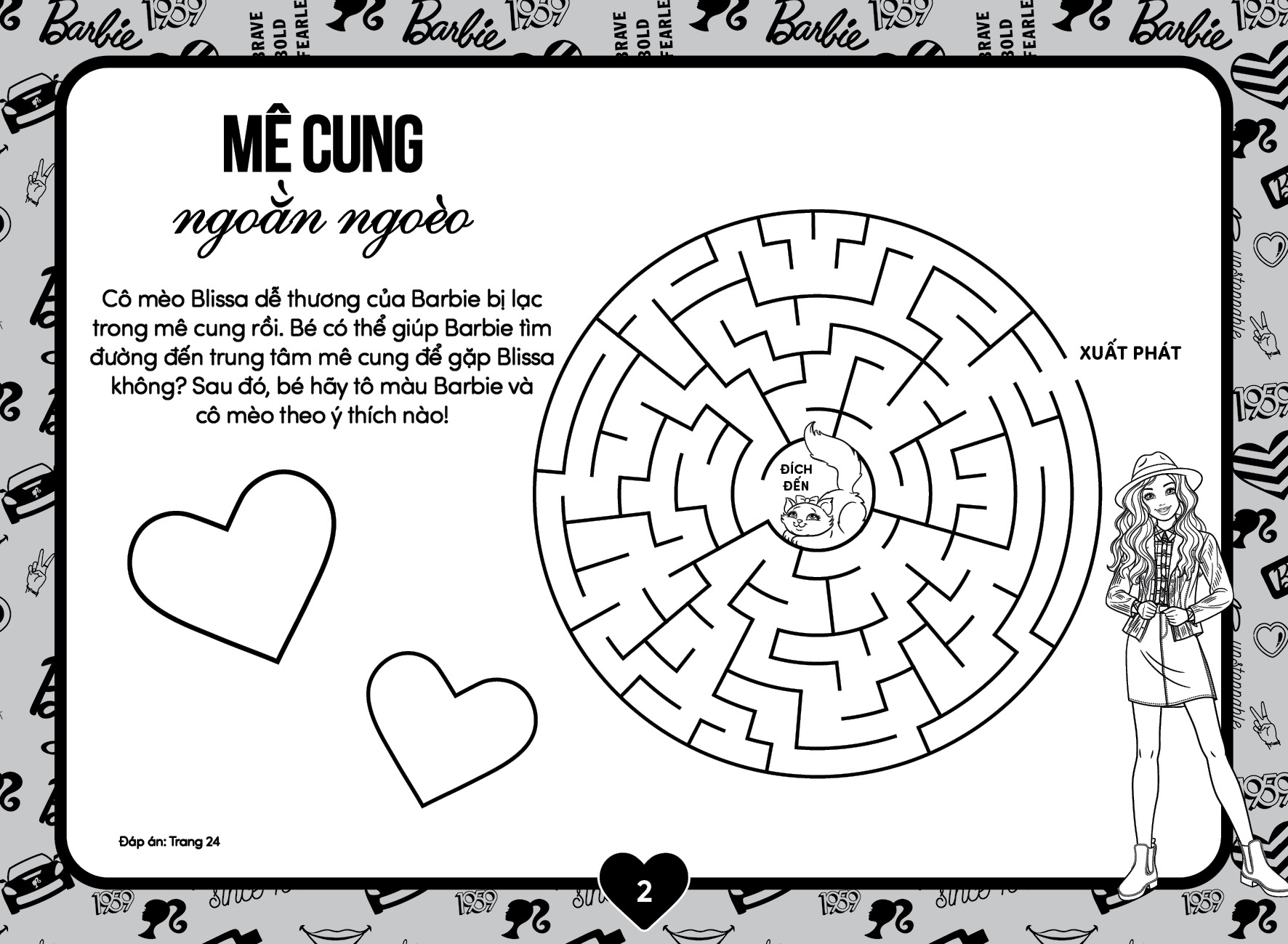Bộ Barbie - Sách Tô Màu Khổ Lớn - Phong Cách - Ảnh 4