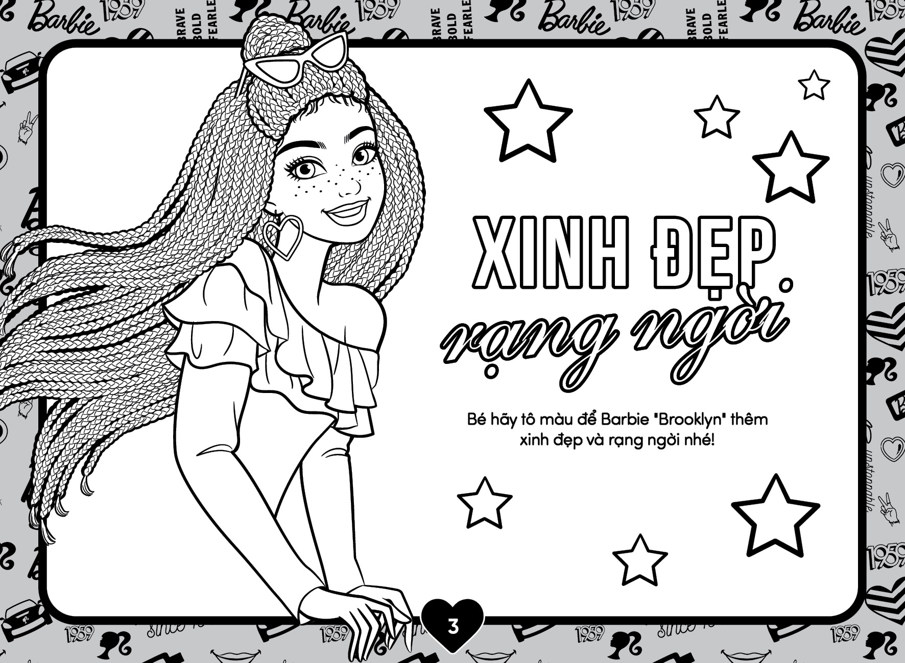 Bộ Barbie - Sách Tô Màu Khổ Lớn - Phong Cách - Ảnh 5