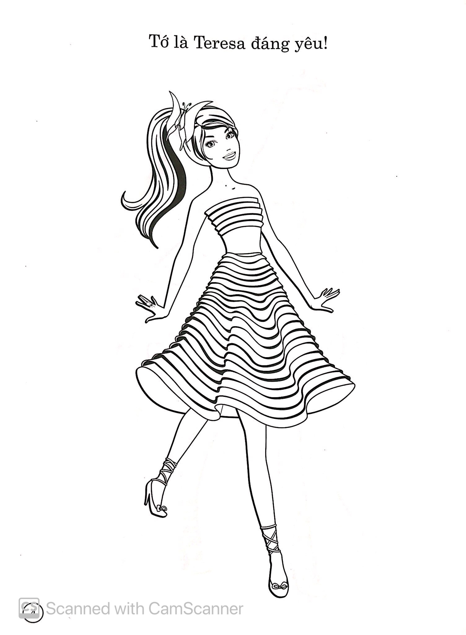 bộ barbie xinh đẹp 2 (tô màu có hình dán) - Ảnh 5