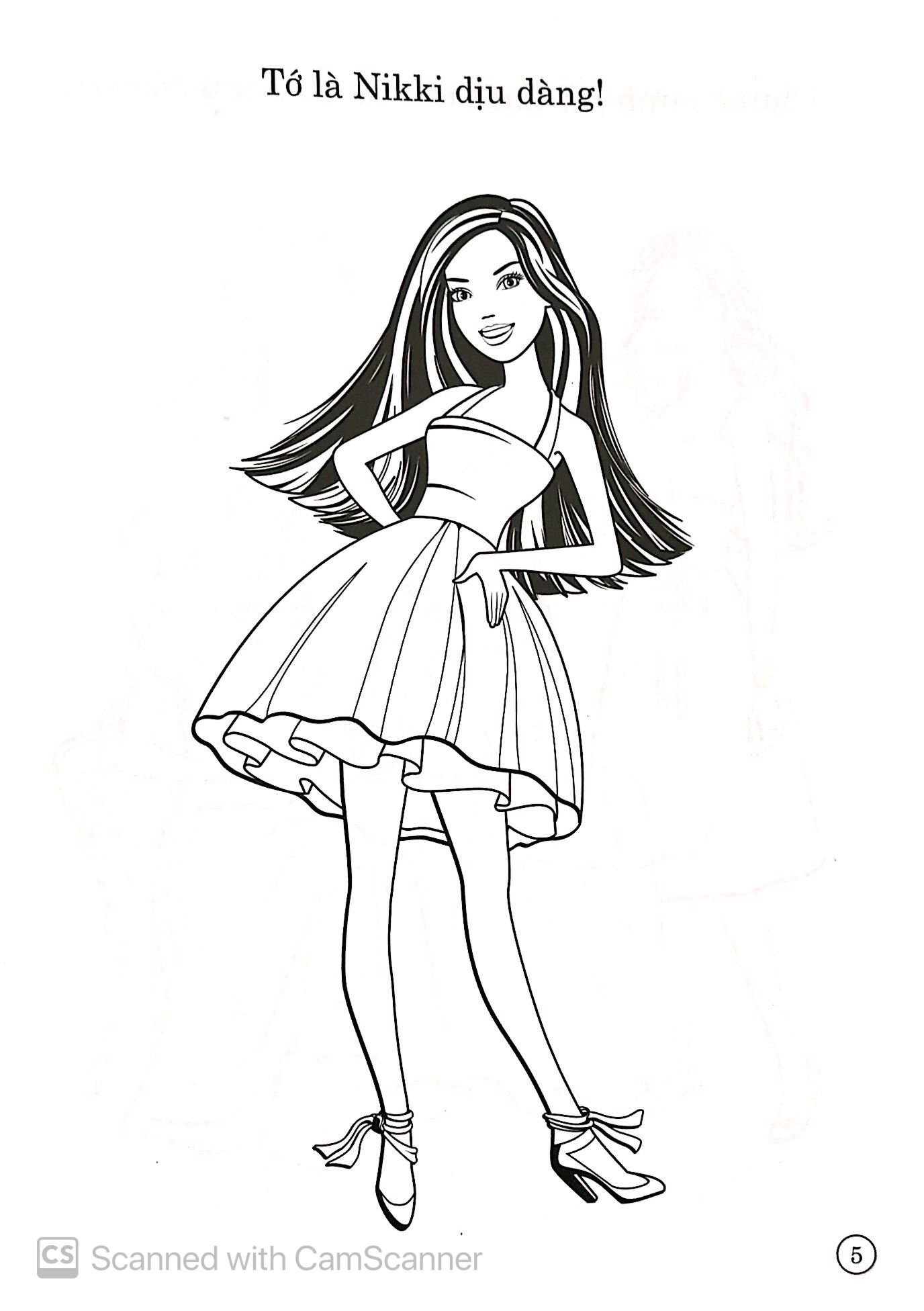 bộ barbie xinh đẹp 2 (tô màu có hình dán) - Ảnh 6