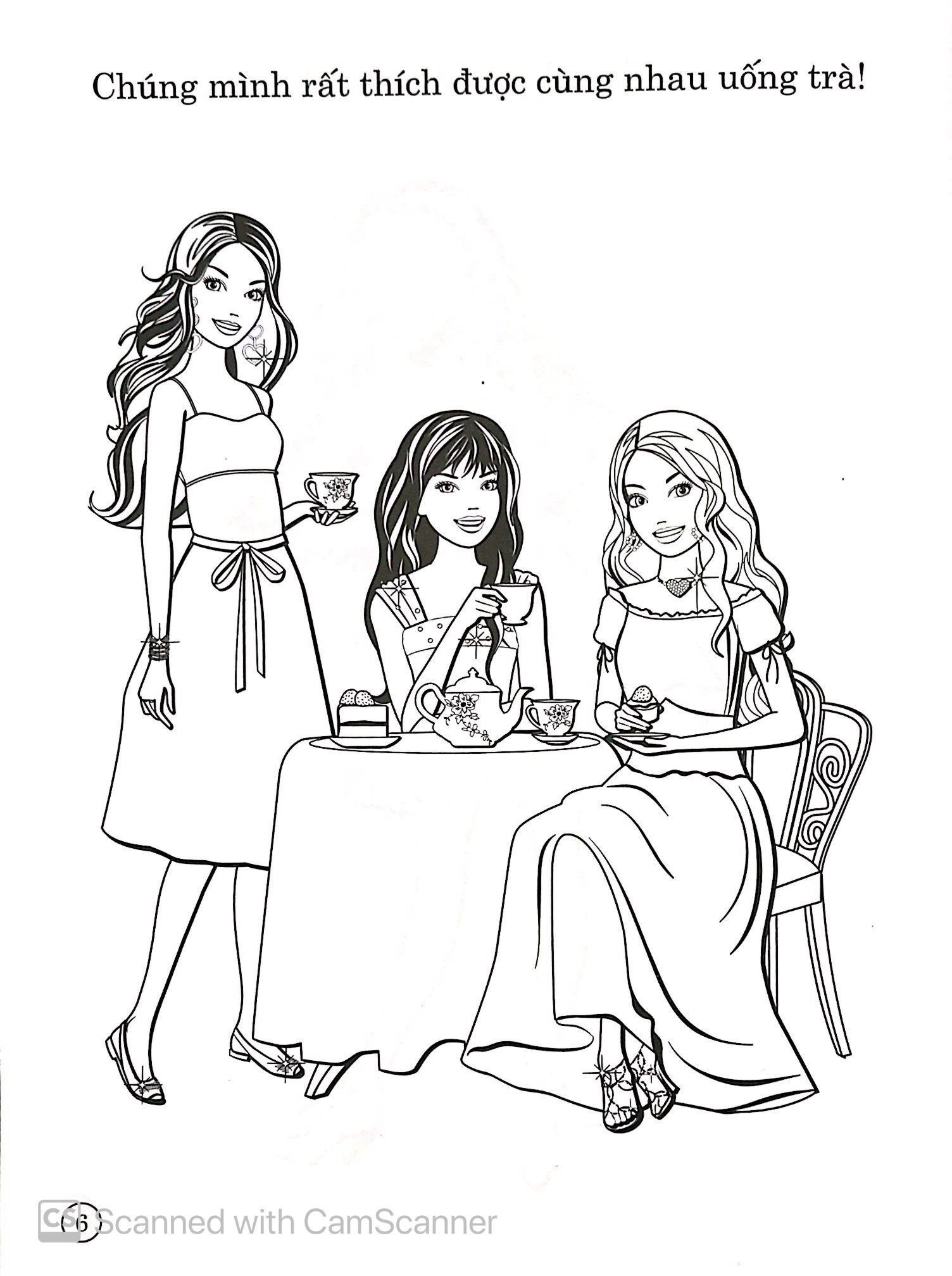 bộ barbie xinh đẹp 2 (tô màu có hình dán) - Ảnh 7