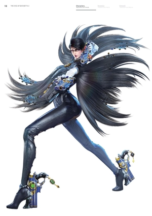 bộ bayonetta 2 official art book: the eyes of bayonetta 2 ベヨネッタ2 公式設定資料集 - Ảnh 13