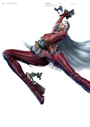 bộ bayonetta 2 official art book: the eyes of bayonetta 2 ベヨネッタ2 公式設定資料集 - Ảnh 15