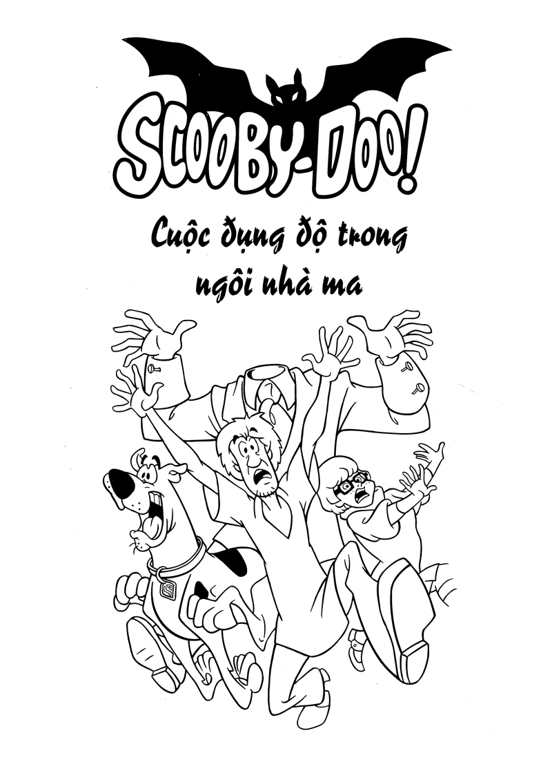 bộ bé chơi và tô màu cùng scooby-doo t5 (cuộc đụng độ trong ngôi nhà ma) - Ảnh 3