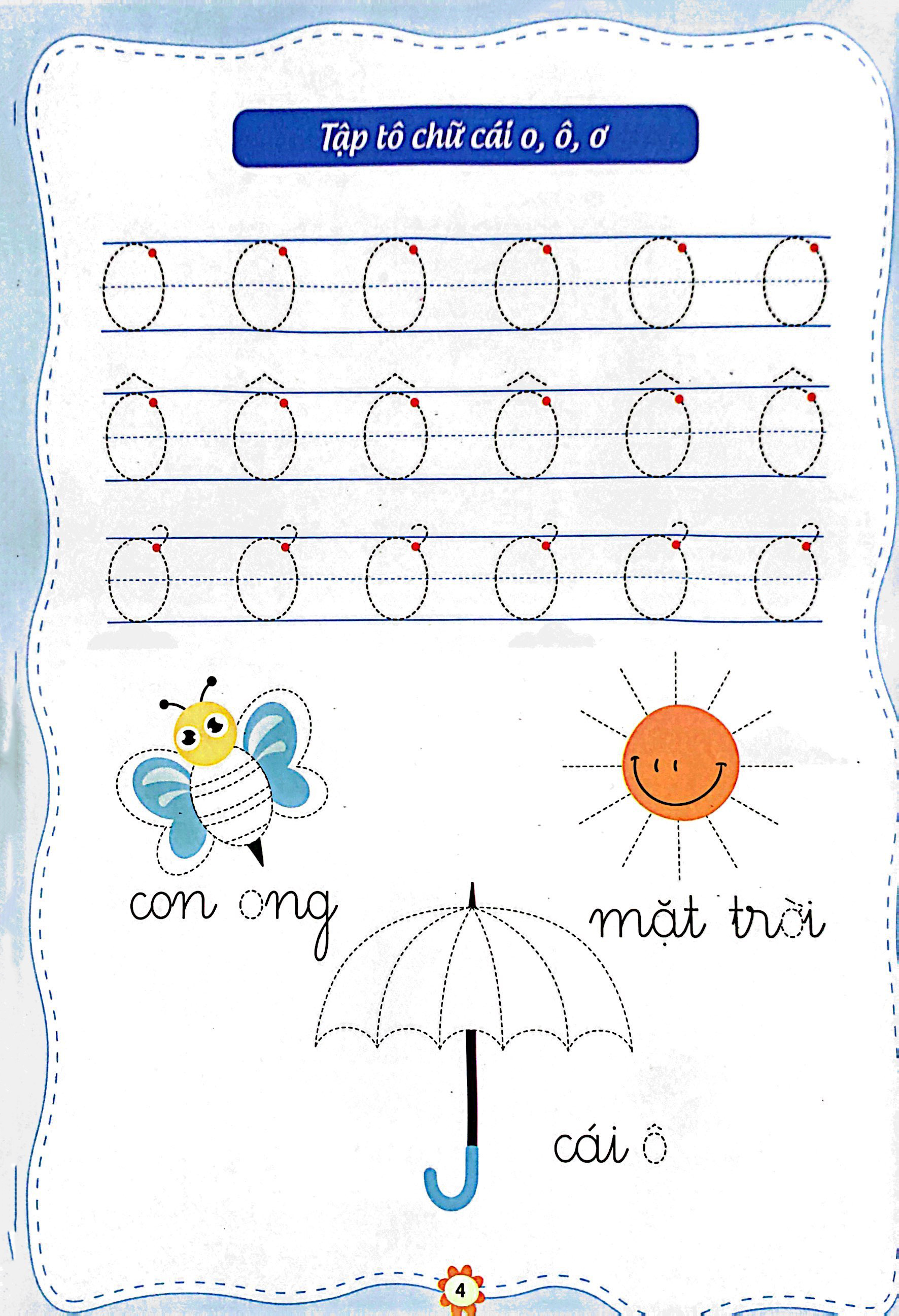 bộ bé chuẩn bị vào lớp 1 - bé làm quen chữ cái - tập 1 (dành cho trẻ từ 4-5 tuổi) - Ảnh 6