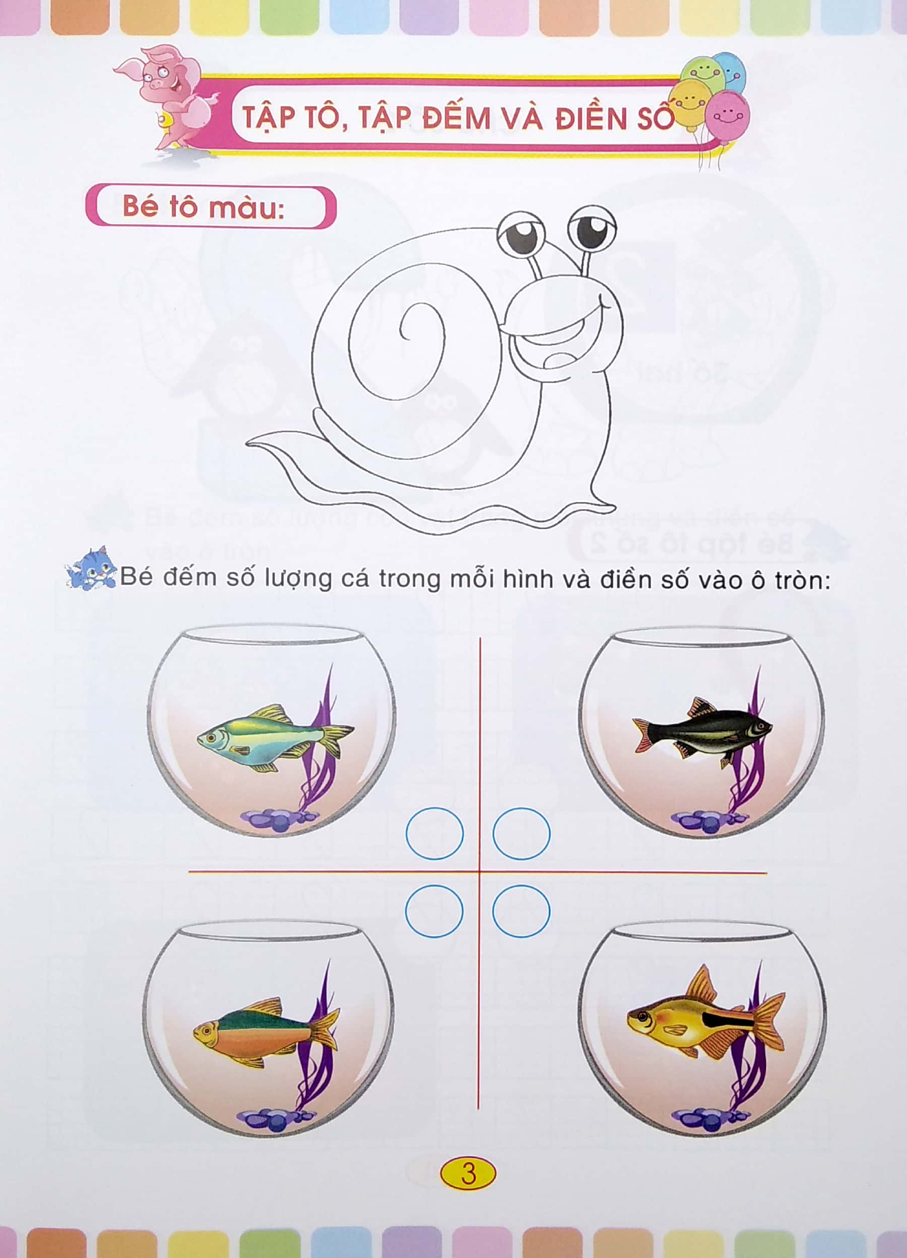 bộ bé chuẩn bị vào lớp 1 - bé làm quen chữ số 1 (tái bản 2021) - Ảnh 5