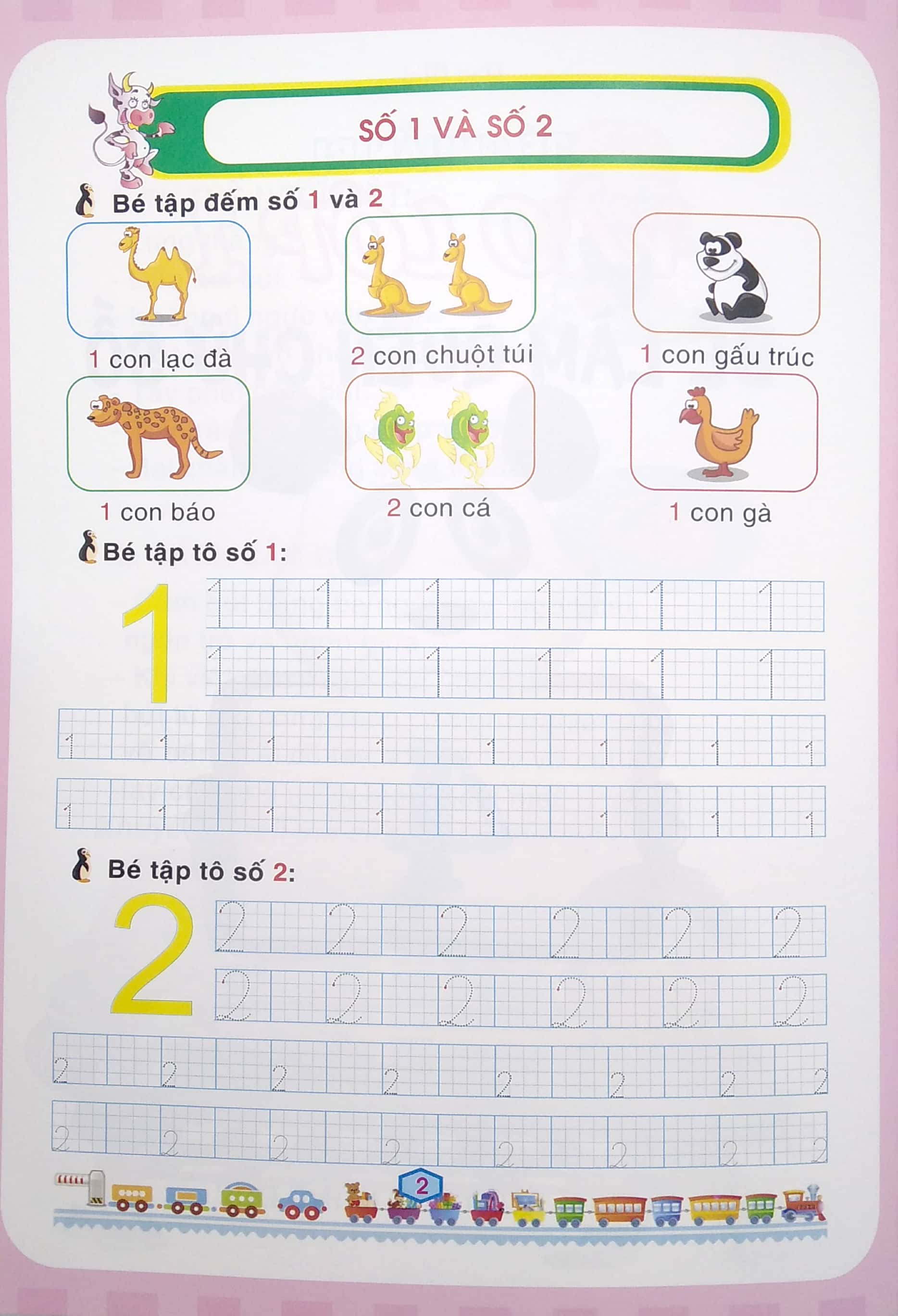 bộ bé chuẩn bị vào lớp 1 - bé làm quen chữ số (quyển 4) - Ảnh 4