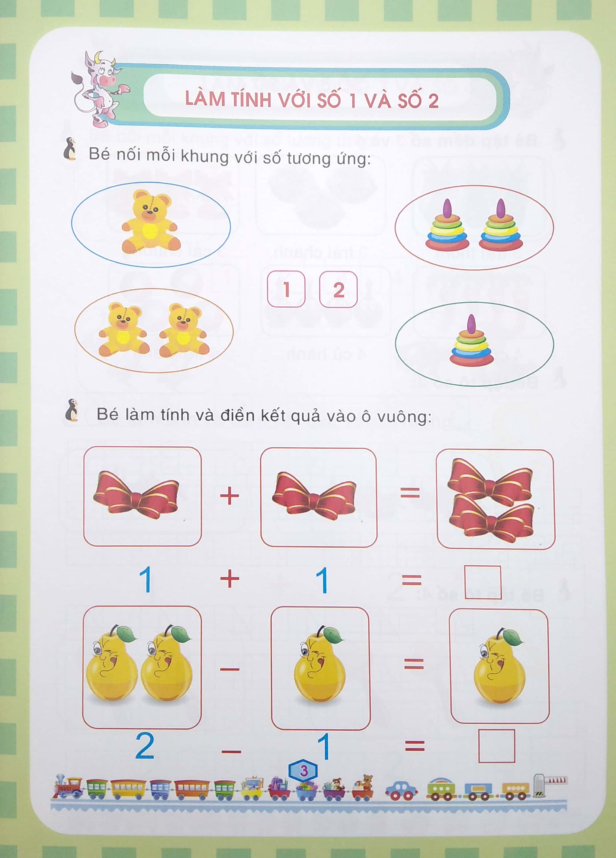 bộ bé chuẩn bị vào lớp 1 - bé làm quen chữ số (quyển 4) - Ảnh 5