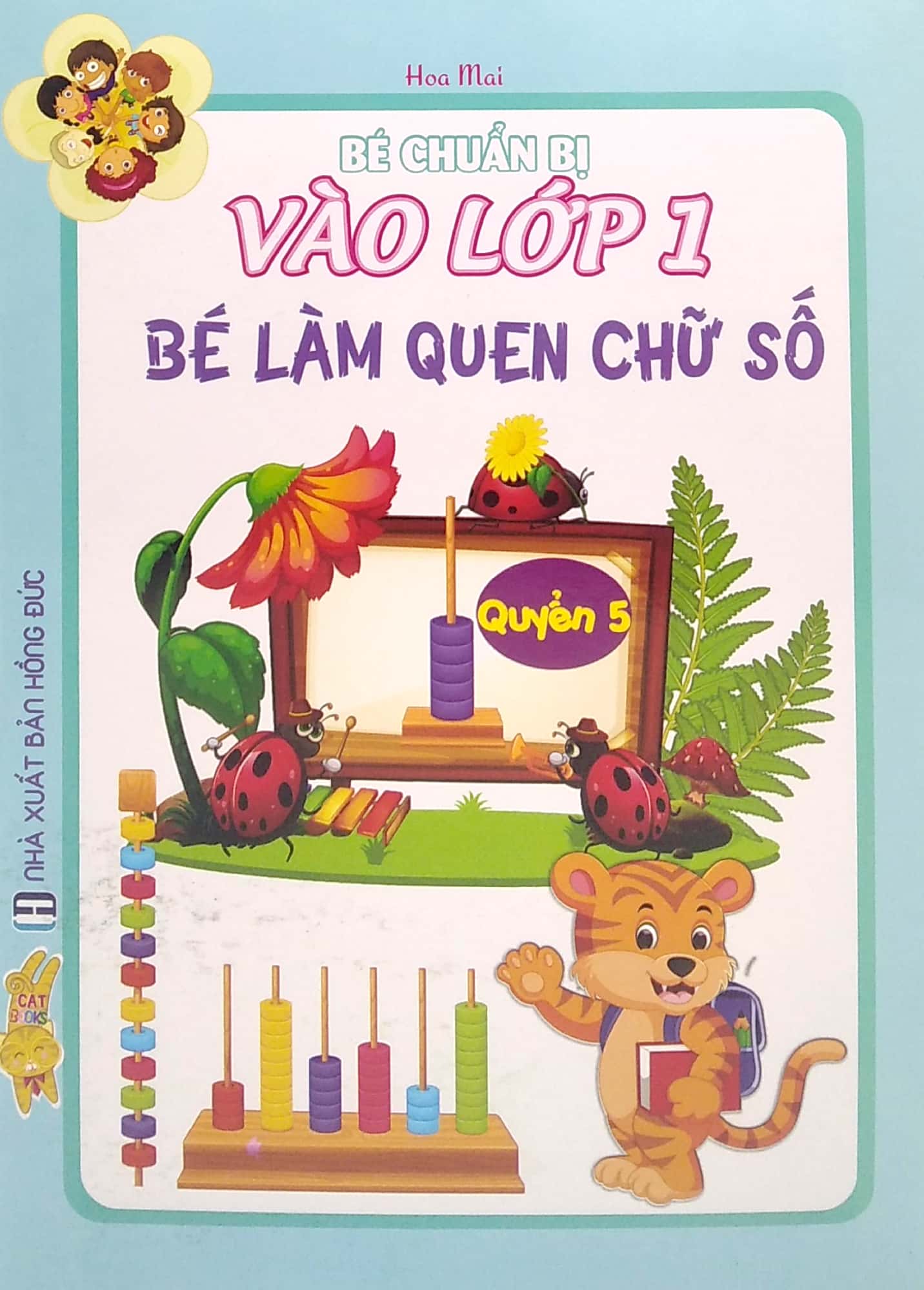 bộ bé chuẩn bị vào lớp 1 - bé làm quen chữ số (quyển 5) - Ảnh 2