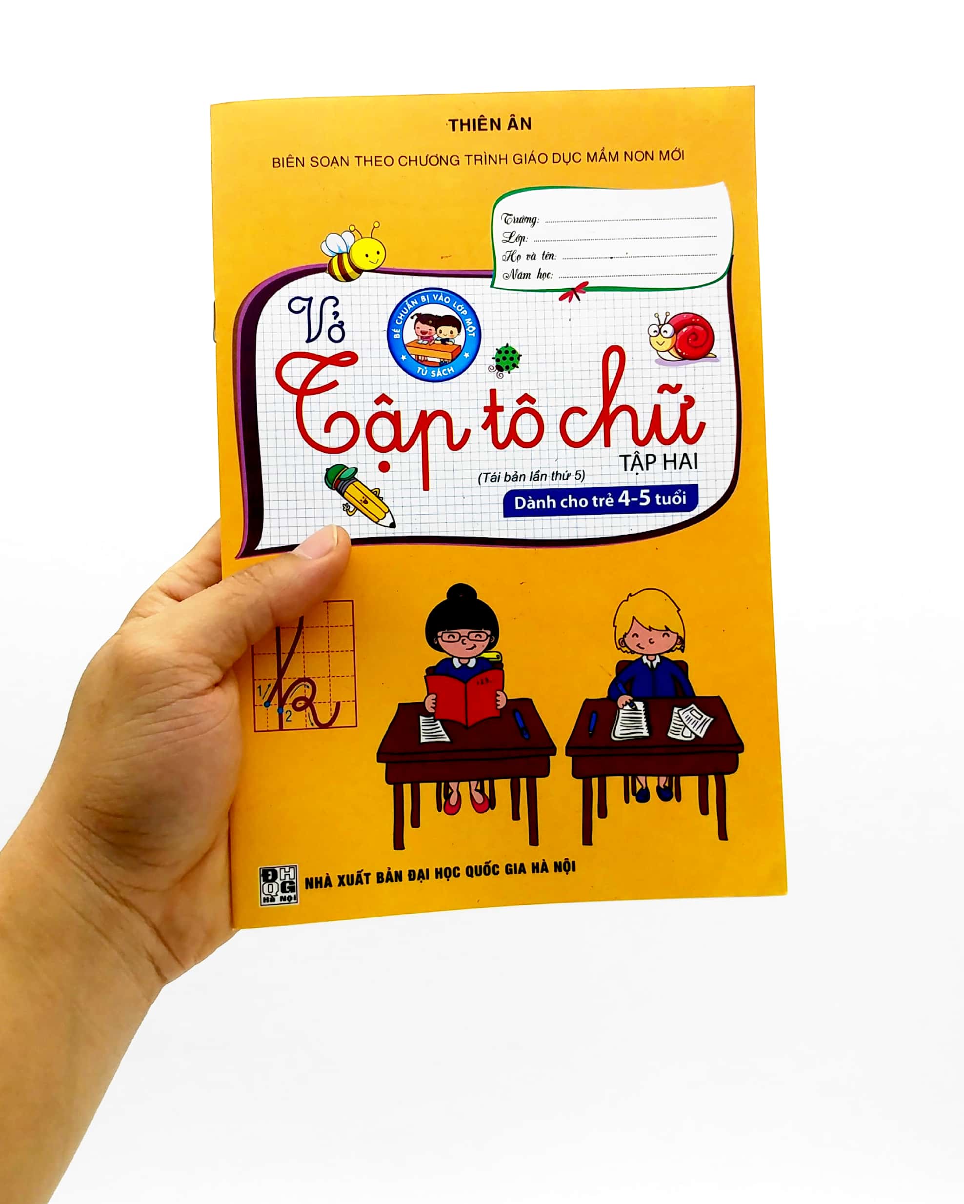 bộ bé chuẩn bị vào lớp một - vở tập tô chữ - tập 2 (dành cho trẻ 4-5 tuổi) - Ảnh 8