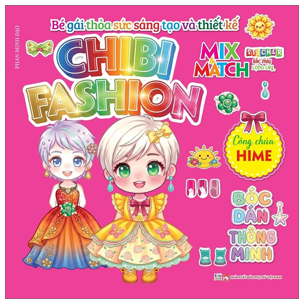 Bộ Bé Gái Thỏa Sức Sáng Tạo Và Thiết Kế - Chibi Fashion - Công Chúa Hime