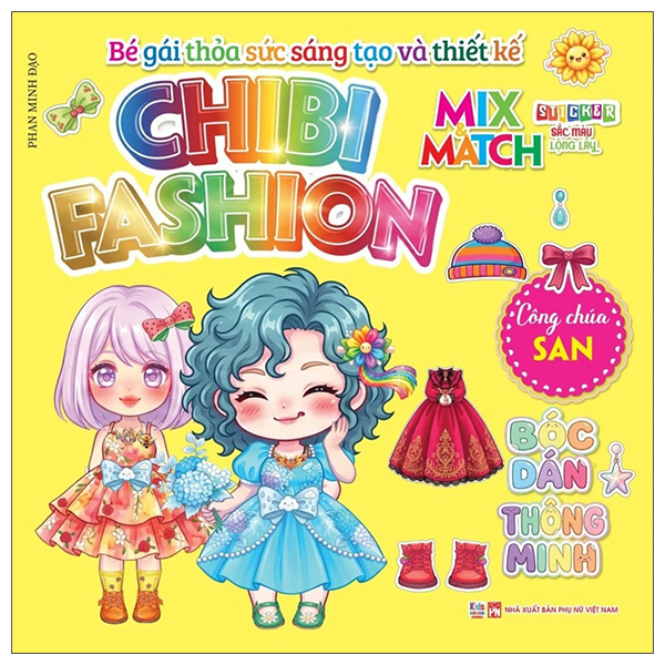 Bộ Bé Gái Thỏa Sức Sáng Tạo Và Thiết Kế - Chibi Fashion - Công Chúa Nana - Ảnh 2