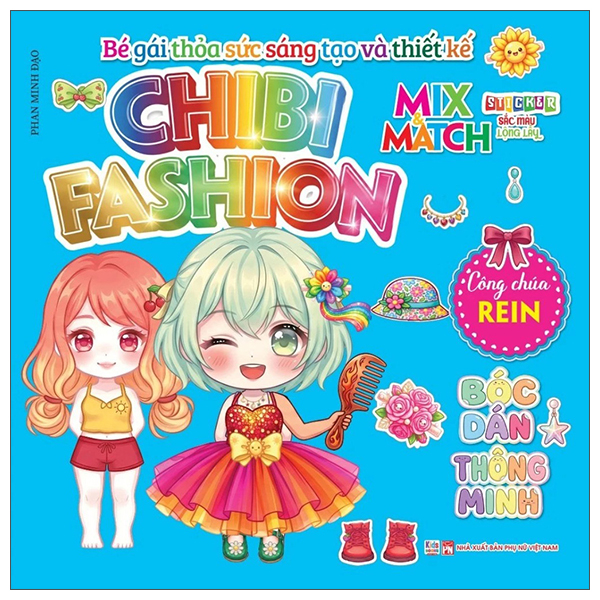 Bộ Bé Gái Thỏa Sức Sáng Tạo Và Thiết Kế - Chibi Fashion - Công Chúa San - Ảnh 3