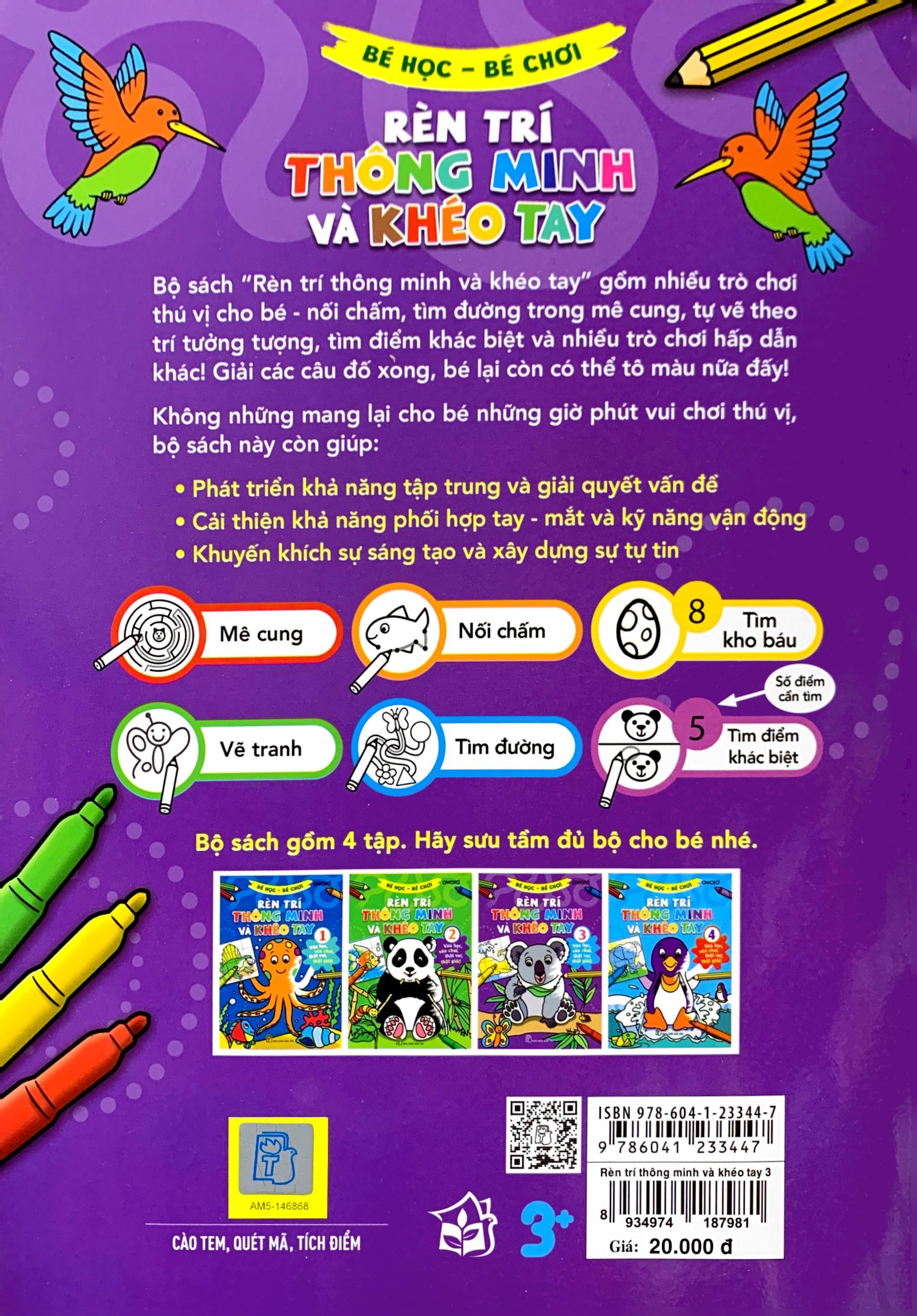 bộ bé học-bé chơi - rèn trí thông minh và khéo tay 3 - Ảnh 7