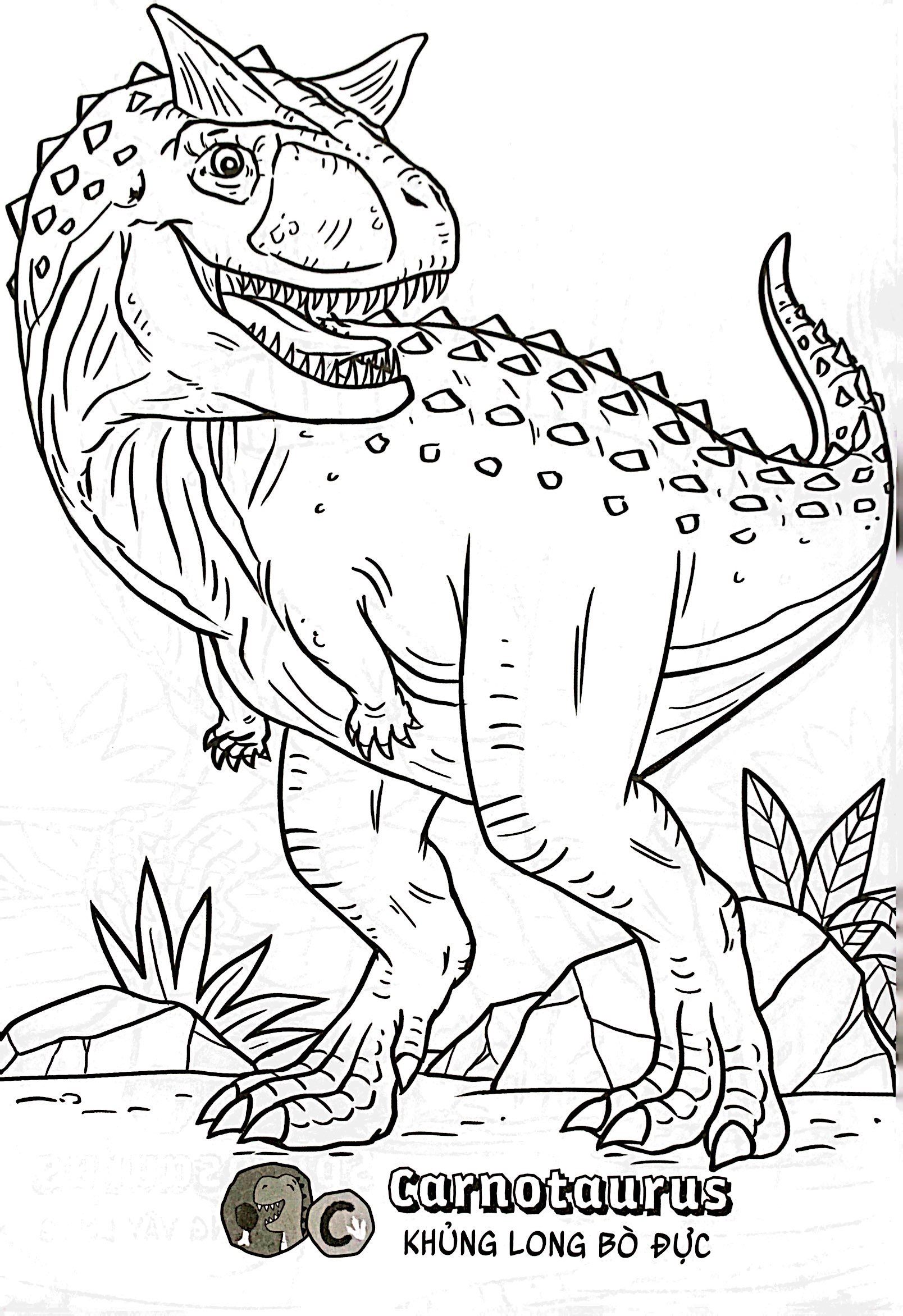 bộ bé học-bé chơi - tô màu vương quốc khủng long 2 - Ảnh 6