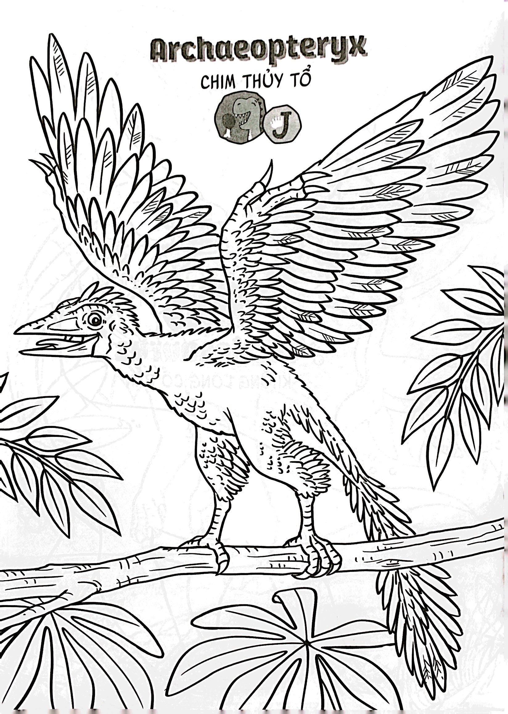 bộ bé học-bé chơi - tô màu vương quốc khủng long 3 - Ảnh 6