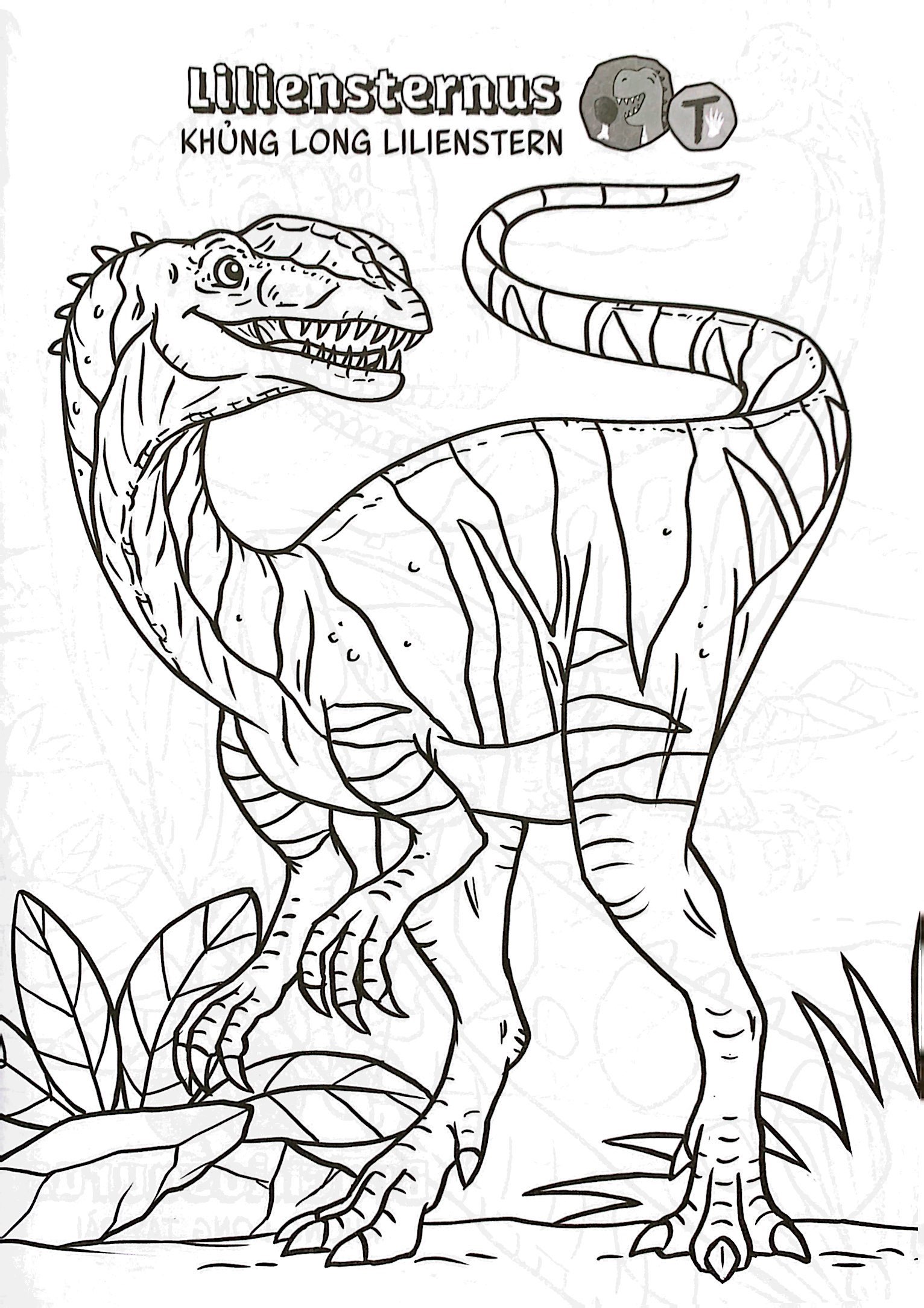 bộ bé học-bé chơi - tô màu vương quốc khủng long 4 - Ảnh 5