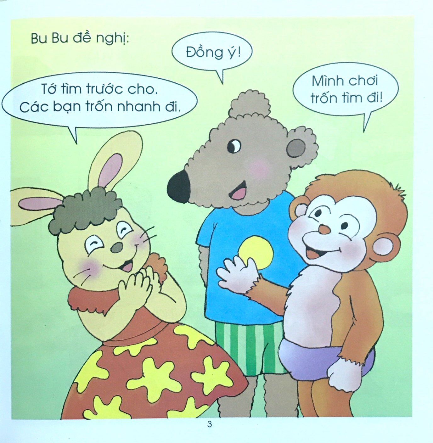 bộ bé học lễ giáo - bubu 40: chơi trốn tìm (tái bản) - Ảnh 3