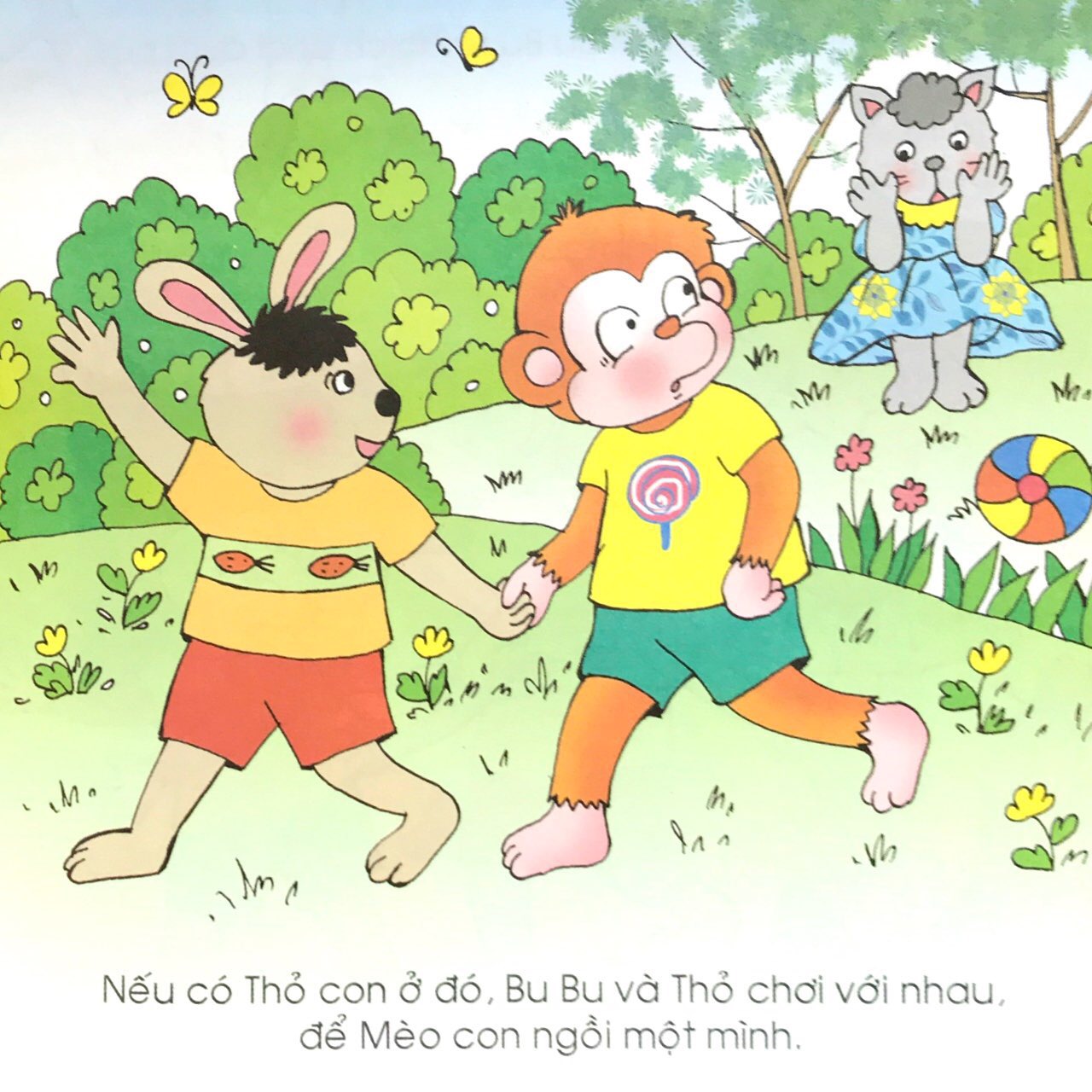 bộ bé học lễ giáo - bubu 44: bubu và mèo con (tái bản 2022) - Ảnh 3