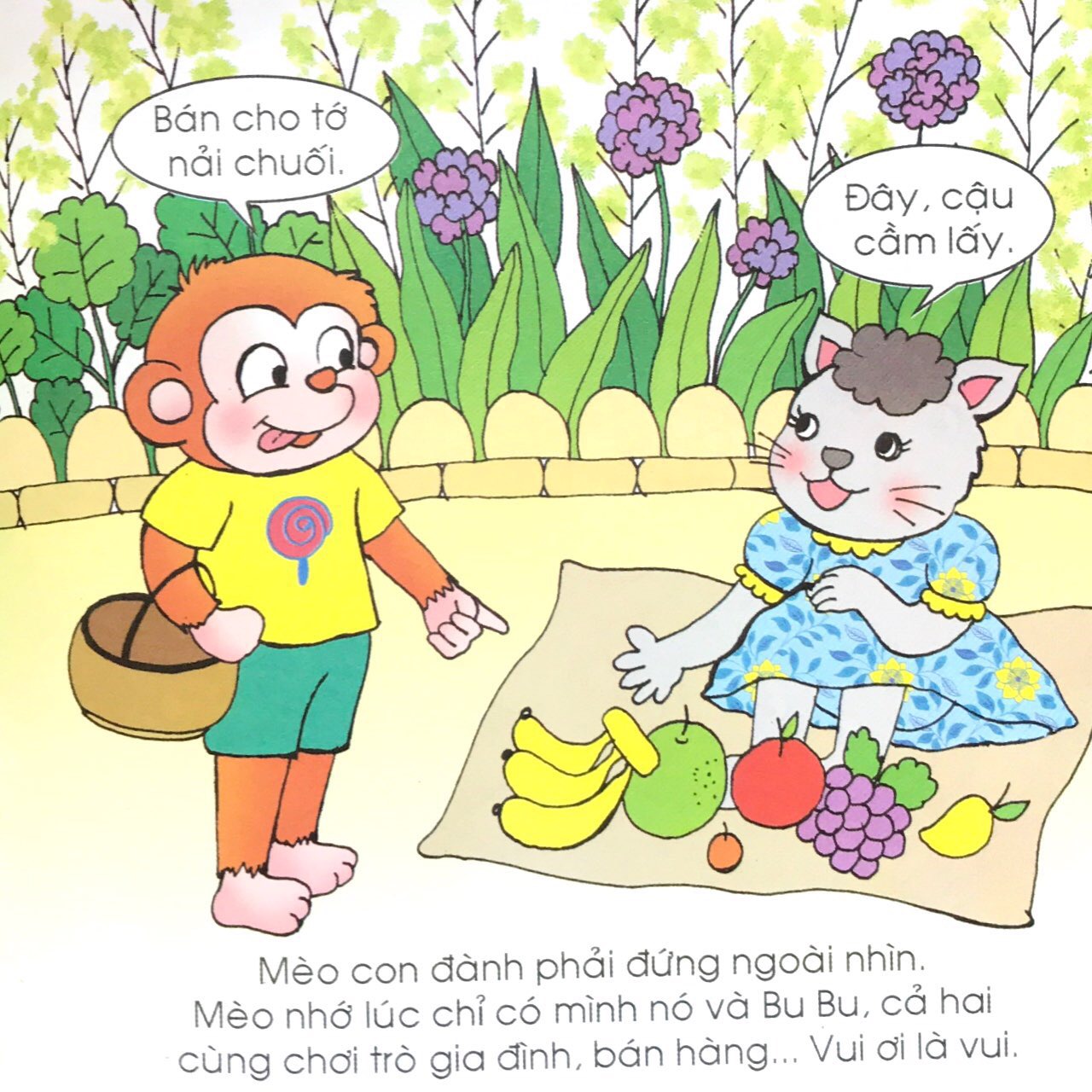 bộ bé học lễ giáo - bubu 44: bubu và mèo con (tái bản 2022) - Ảnh 5