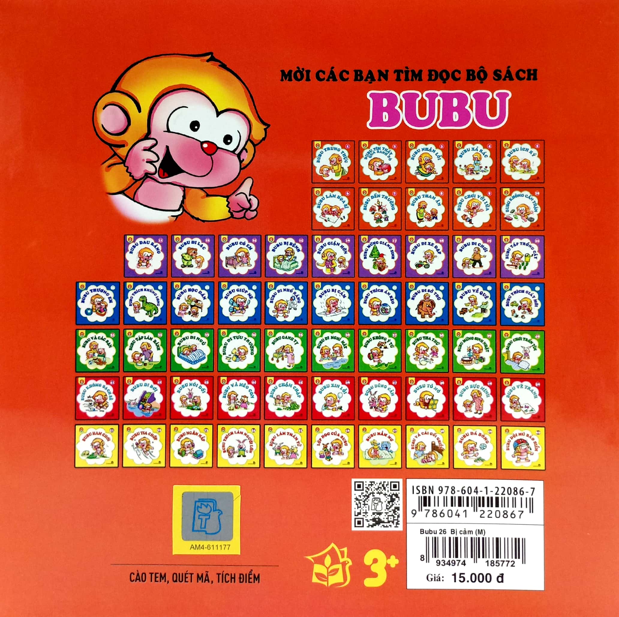 bộ bé học lễ giáo - bubu tập 26: bị cảm (tái bản 2023) - Ảnh 6
