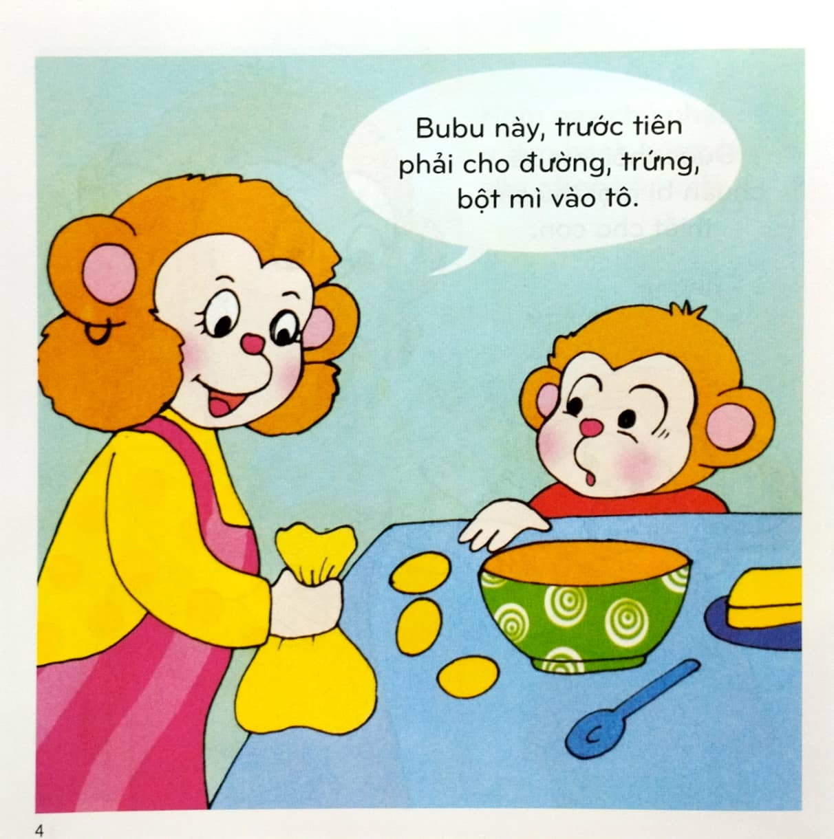 bộ bé học lễ giáo - bubu tập 32: tập làm bánh (tái bản 2023) - Ảnh 5