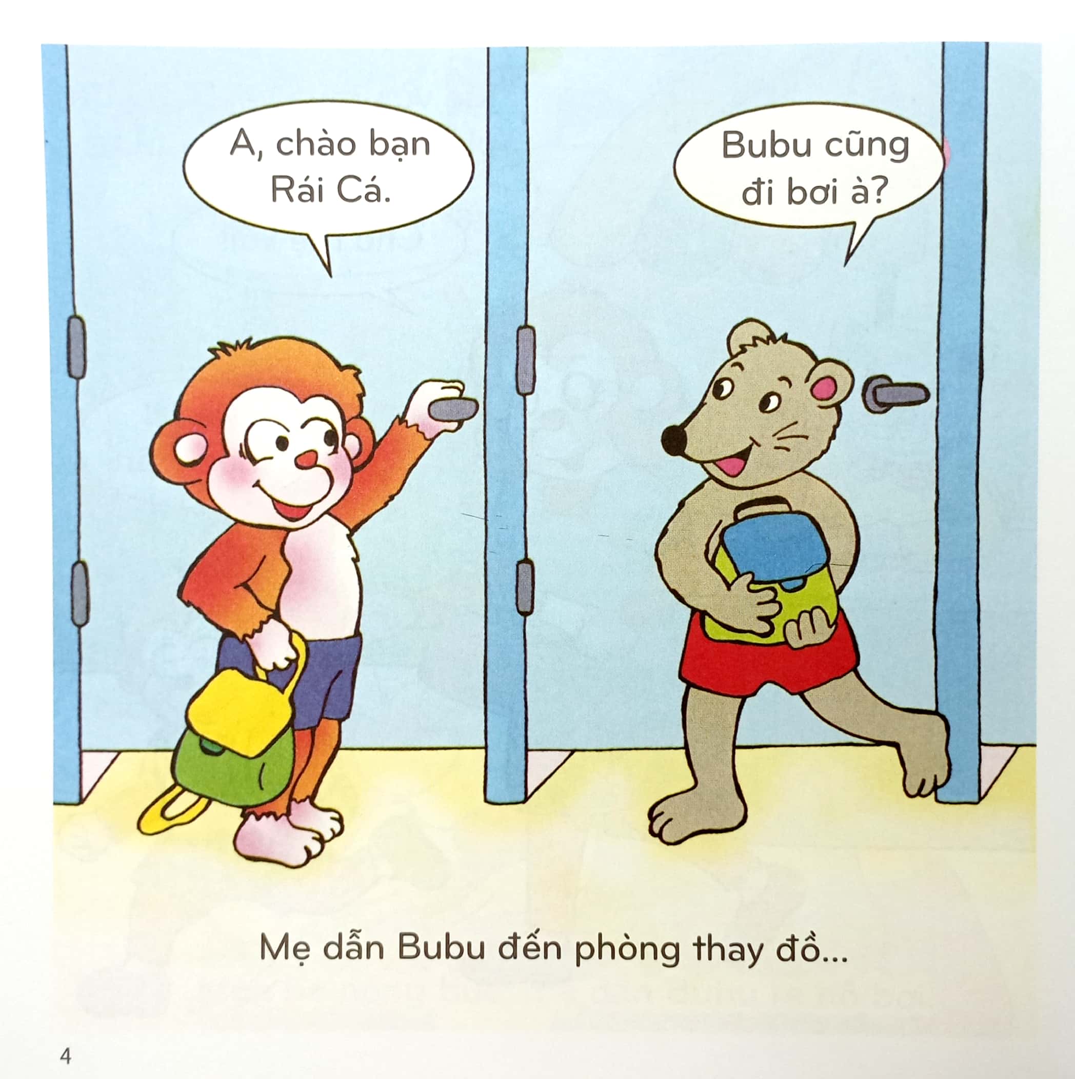 bộ bé học lễ giáo - bubu tập 42: đi bơi (tái bản 2023) - Ảnh 5
