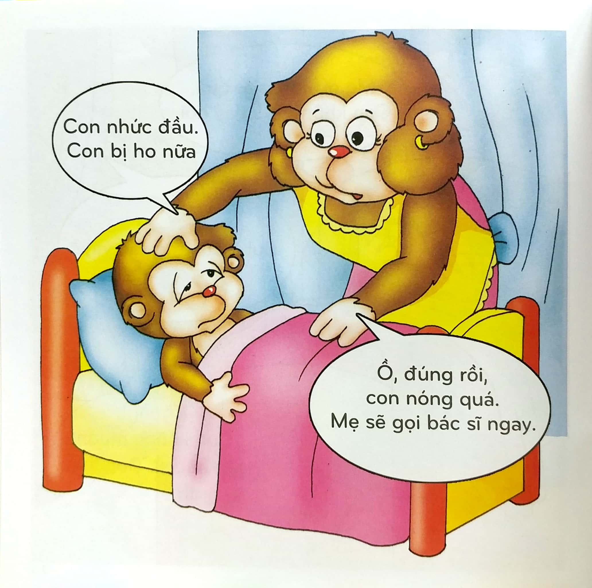 bộ bé học lễ giáo - tập 15: bubu bị bệnh (tái bản 2022) - Ảnh 6