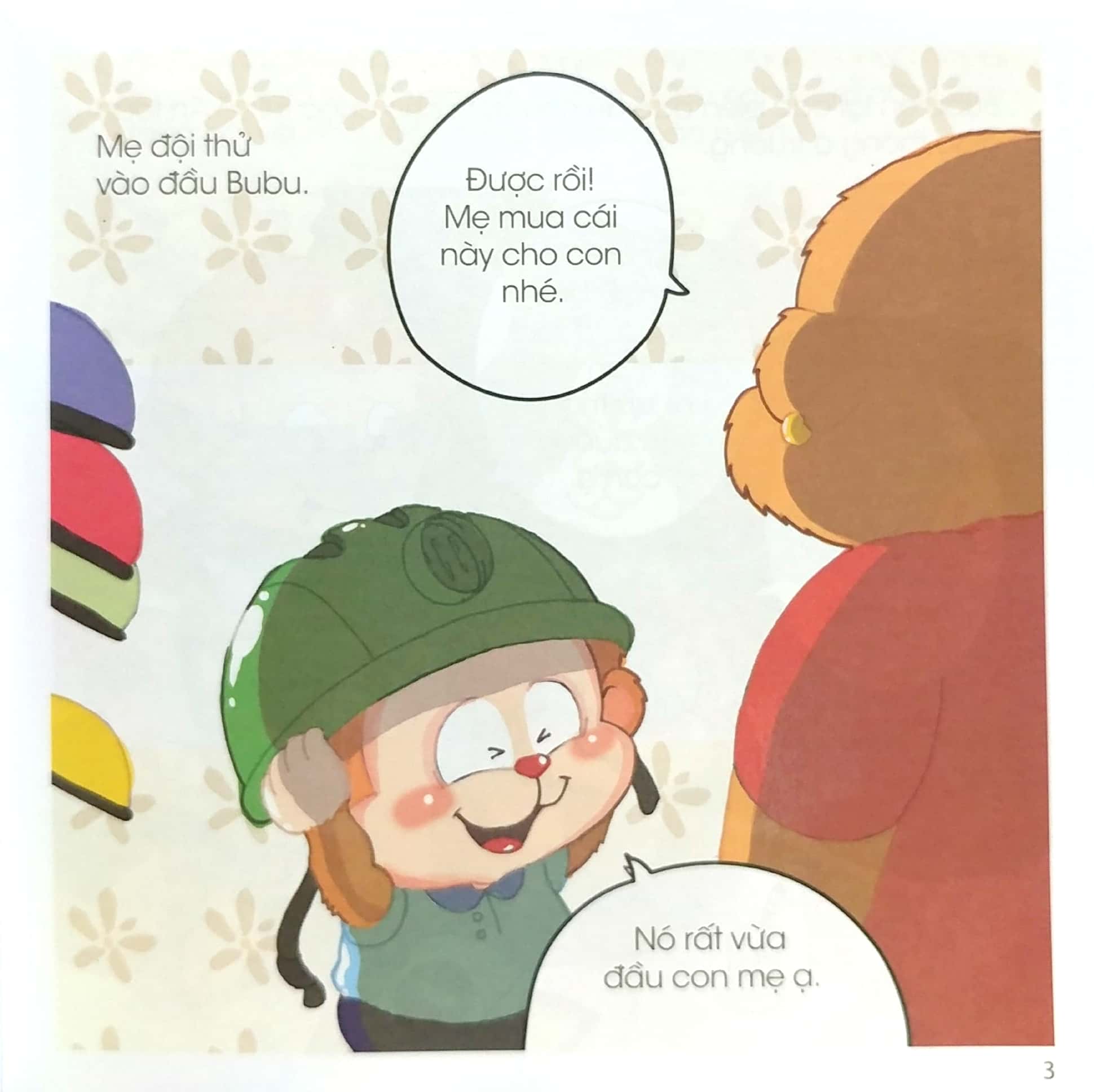 bộ bé học lễ giáo - tập 60: bubu đội mũ bảo hiểm (2022) - Ảnh 4