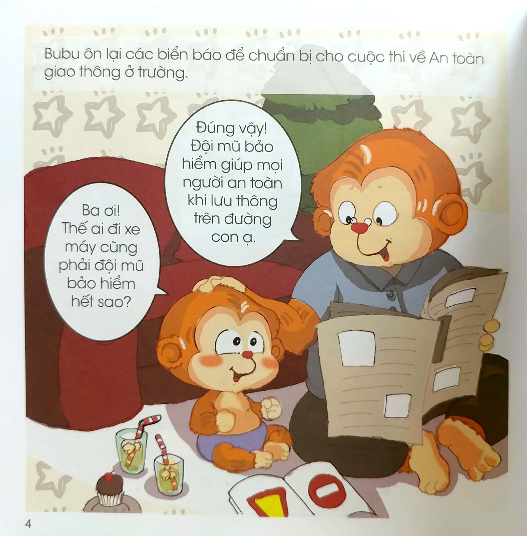 bộ bé học lễ giáo - tập 60: bubu đội mũ bảo hiểm (2022) - Ảnh 5