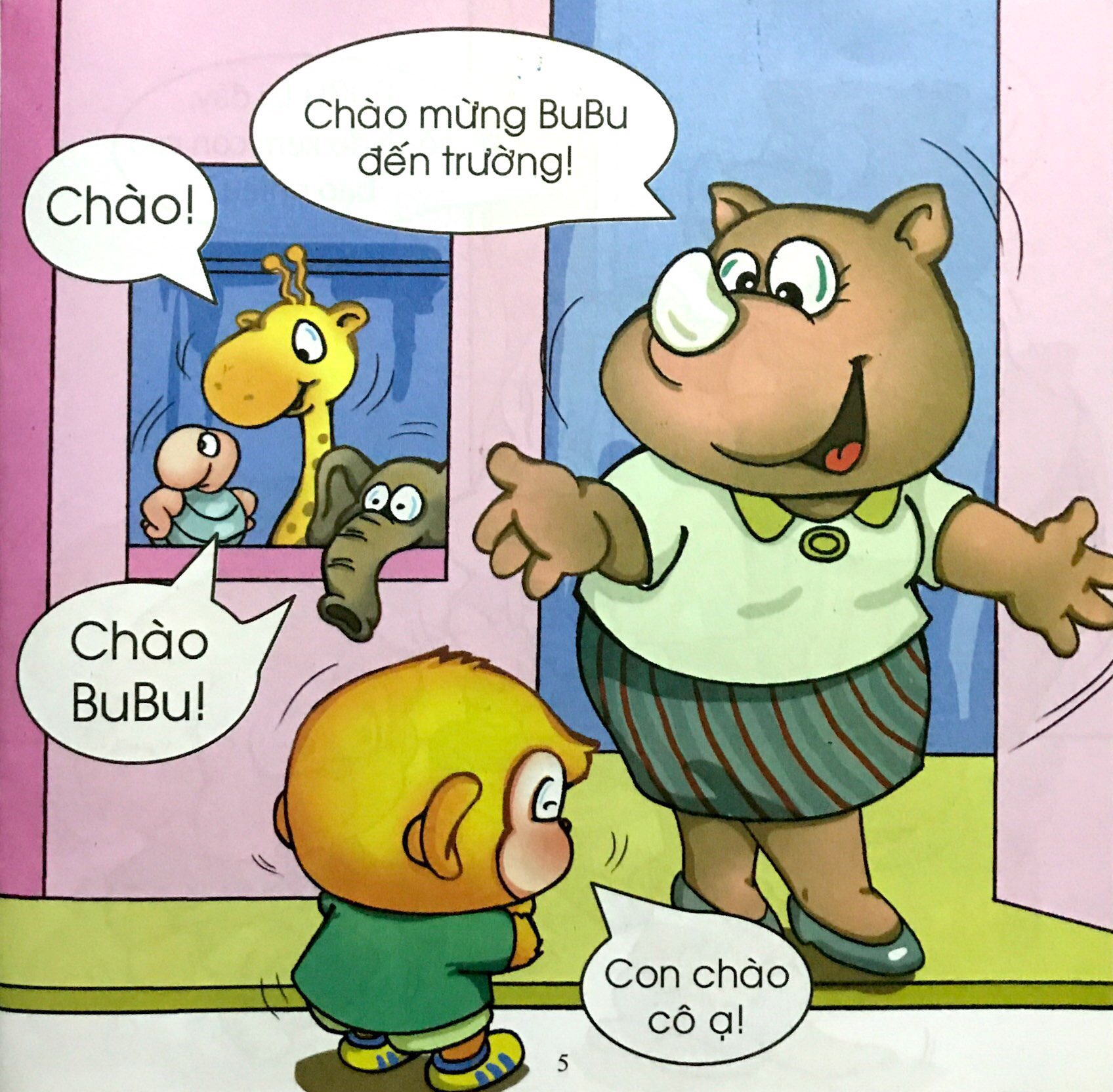 bộ bé học lễ giáo - tập 7: bubu đến trường (2022) - Ảnh 4