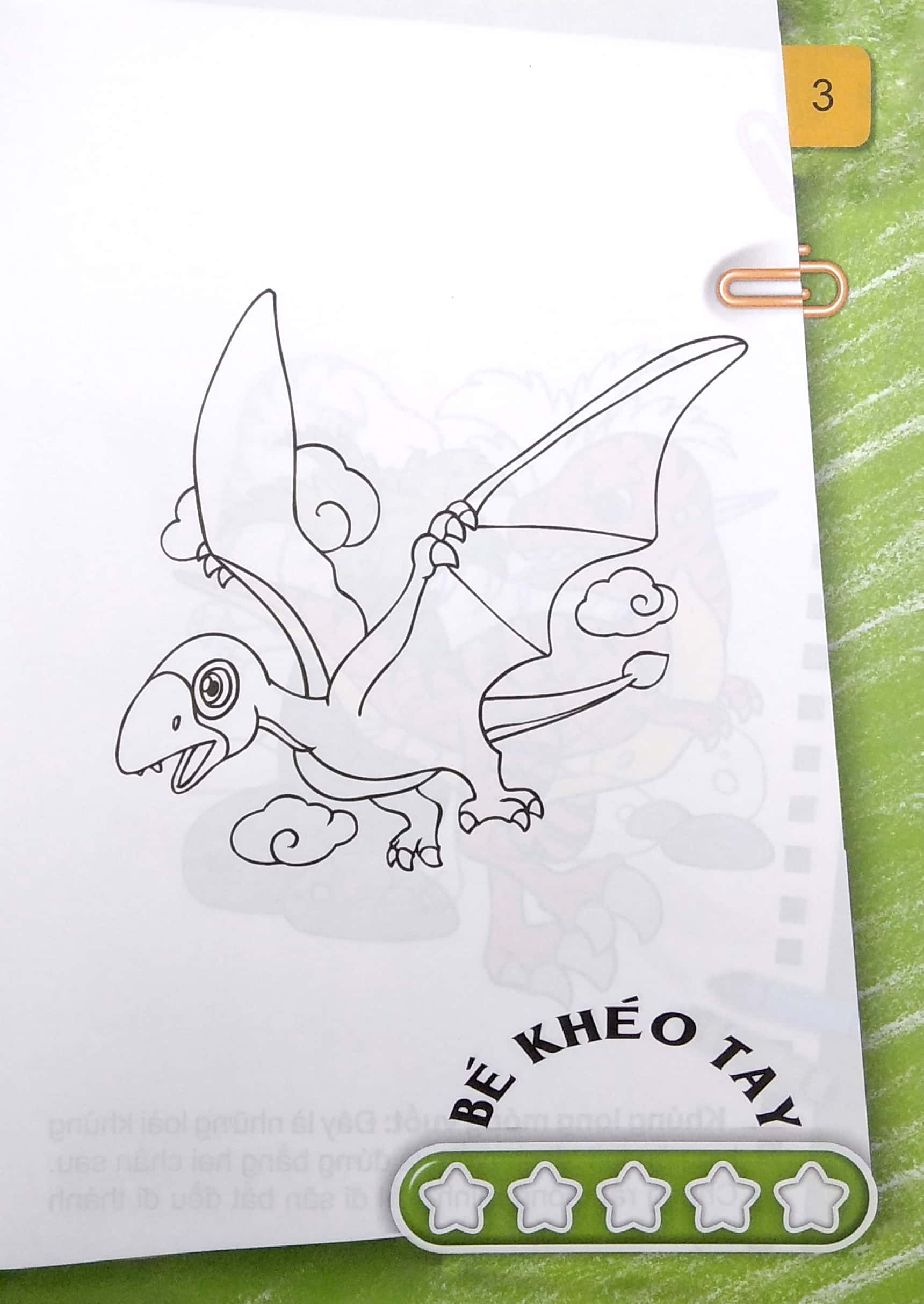 bộ bé khéo tay - bé tô màu - khủng long (tập 2) - Ảnh 5