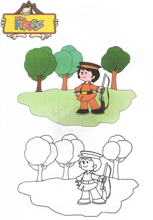 bộ bé làm họa sỹ - bé tô màu (tập 7) - Ảnh 3