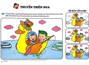 bộ bé làm họa sỹ nhí - nhập môn tô màu cho bé (tập 4) - Ảnh 4