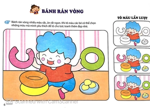 bộ bé làm họa sỹ nhí - nhập môn tô màu cho bé (tập 4) - Ảnh 6