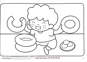 bộ bé làm họa sỹ nhí - nhập môn tô màu cho bé (tập 4) - Ảnh 7