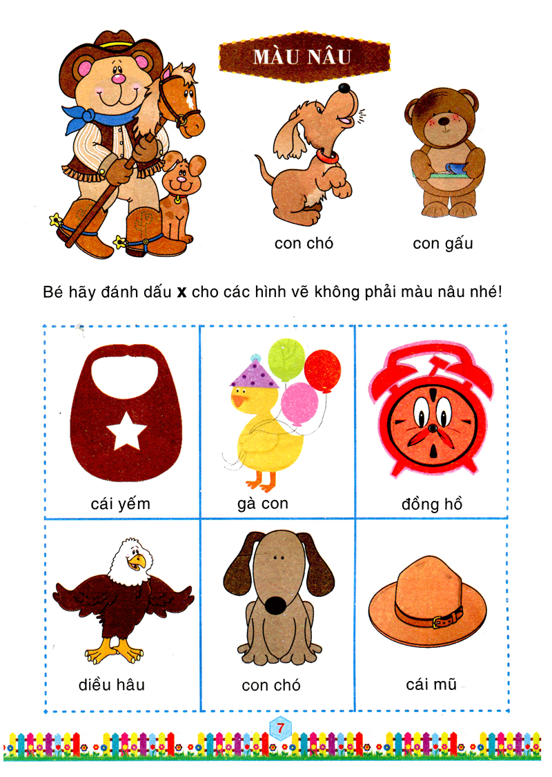 bộ bé làm quen với môn toán - bé tô số và nhận biết màu sắc: quyển 1 - Ảnh 8