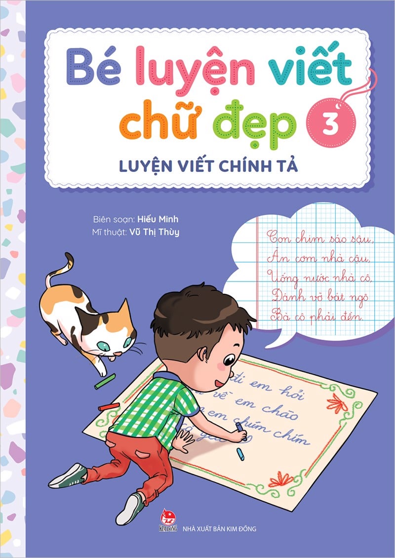 bộ bé luyện viết chữ đẹp - tập 3 - luyện viết chính tả - Ảnh 2