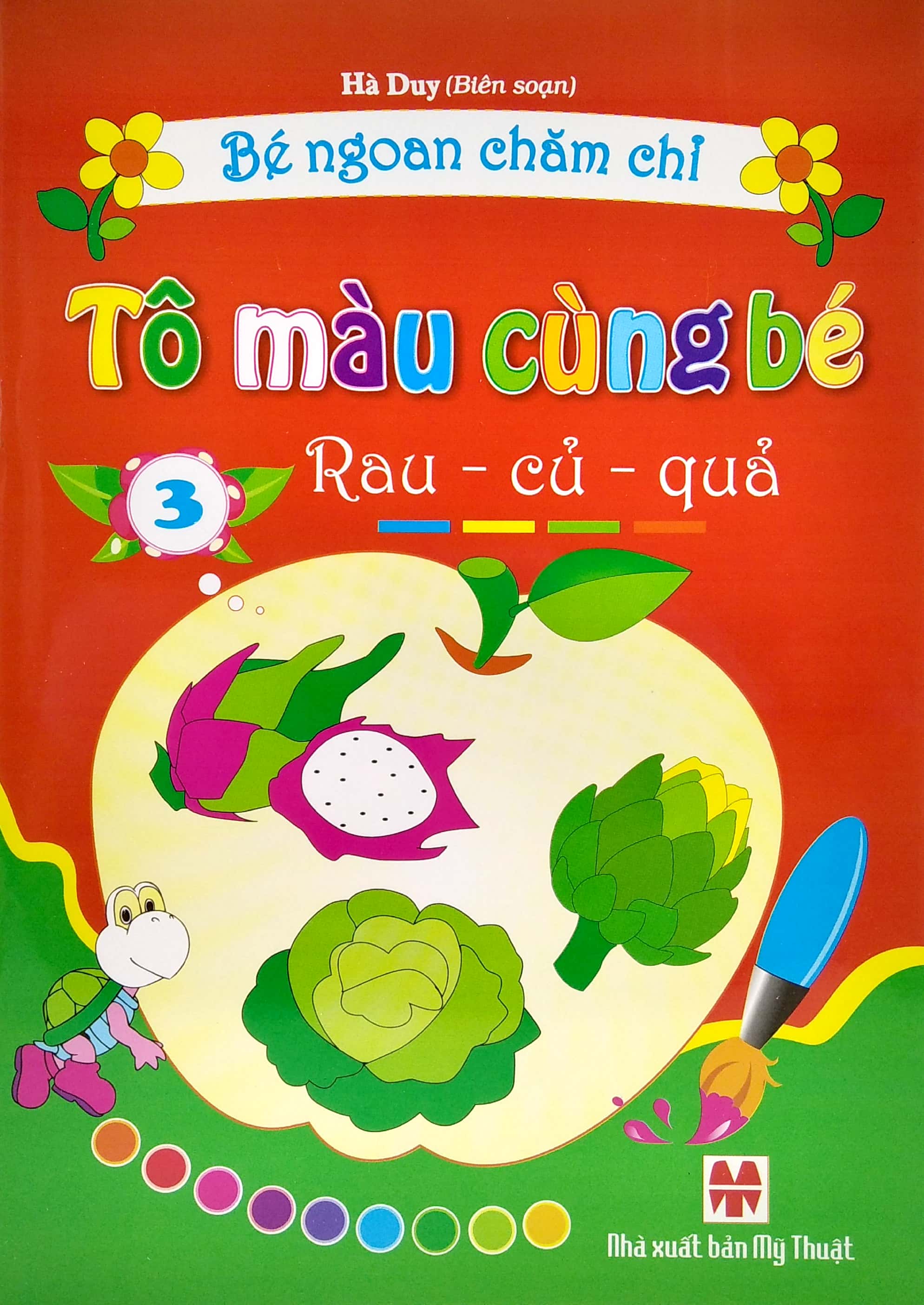 bộ bé ngoan chăm chỉ - tô màu cùng bé - rau - củ - quả - tập 3 - Ảnh 2