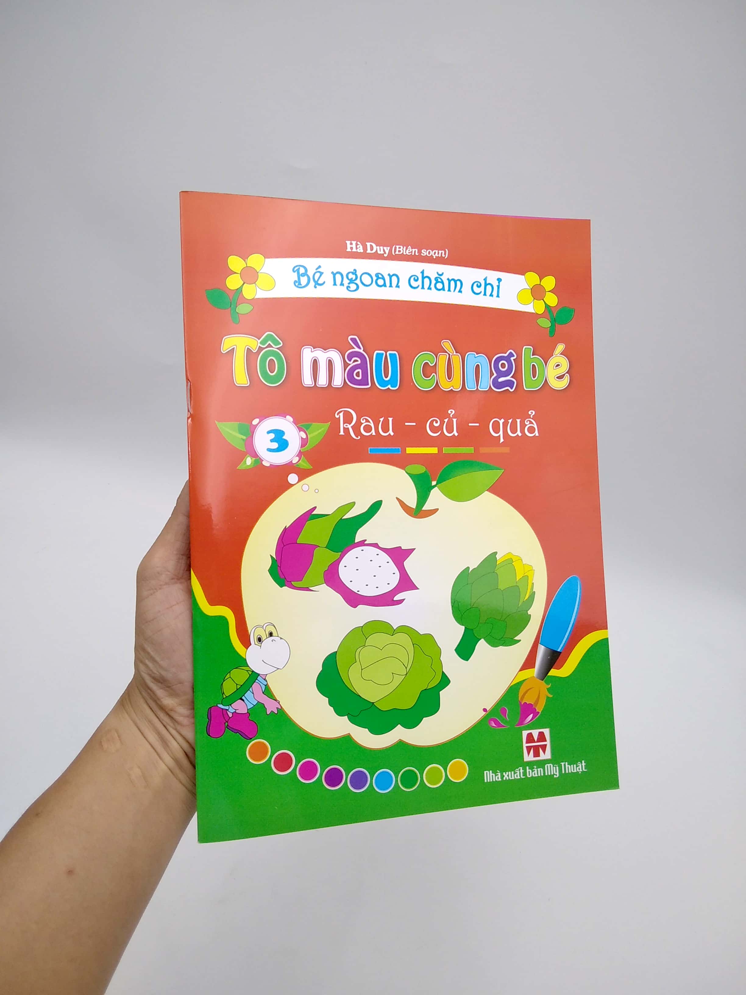 bộ bé ngoan chăm chỉ - tô màu cùng bé - rau - củ - quả - tập 3 - Ảnh 7